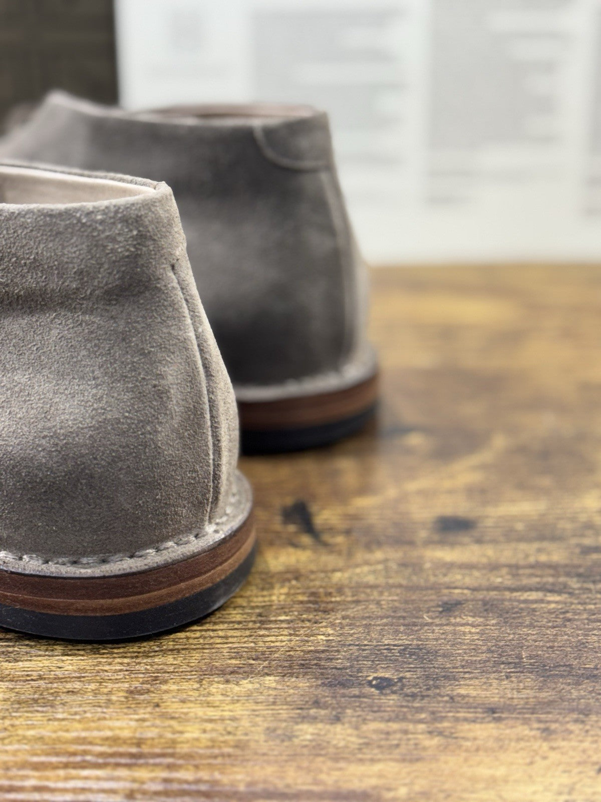 Pantanetti Polacchino Suede Tortora    Fondo Cuoio Handmade In Italy Uomo 44