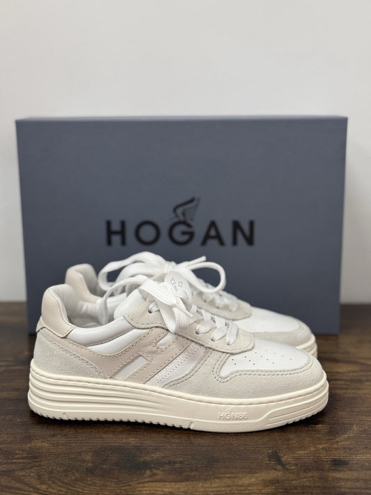 Hogan H630 Sneaker Memory Foam Pelle Casual Bianca   Hogan Scarpe Donna 35