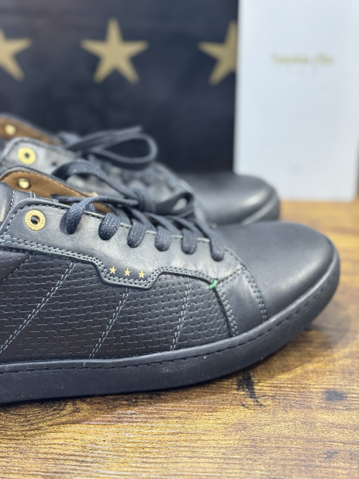 Pantofola D’oro Sneaker  Canaverse      Pelle Nera   Casual Scarpa  Uomo 45