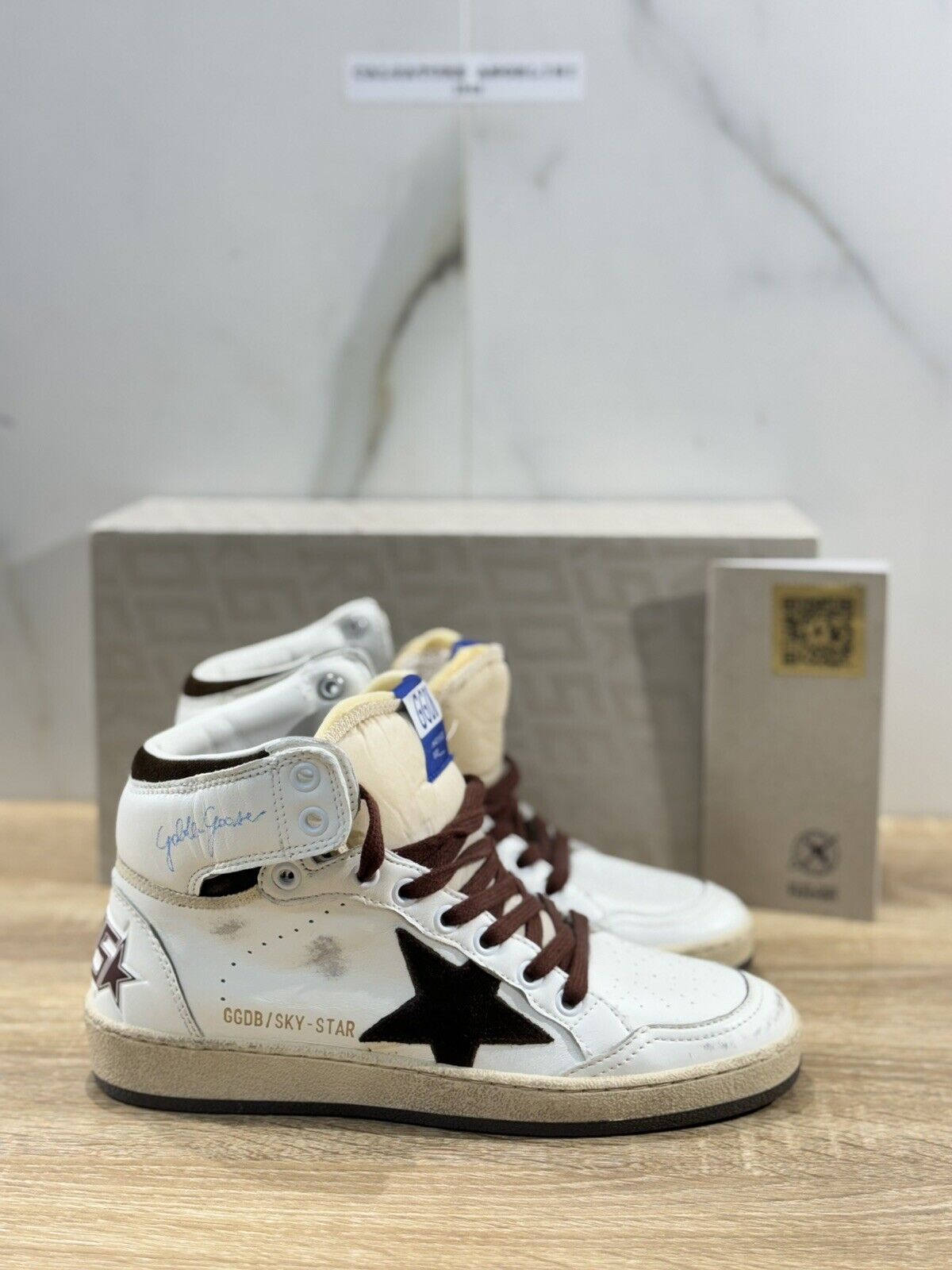 Golden Goose Sneaker Donna Sky Star   Pelle Luxury Woman Golden Goose 39