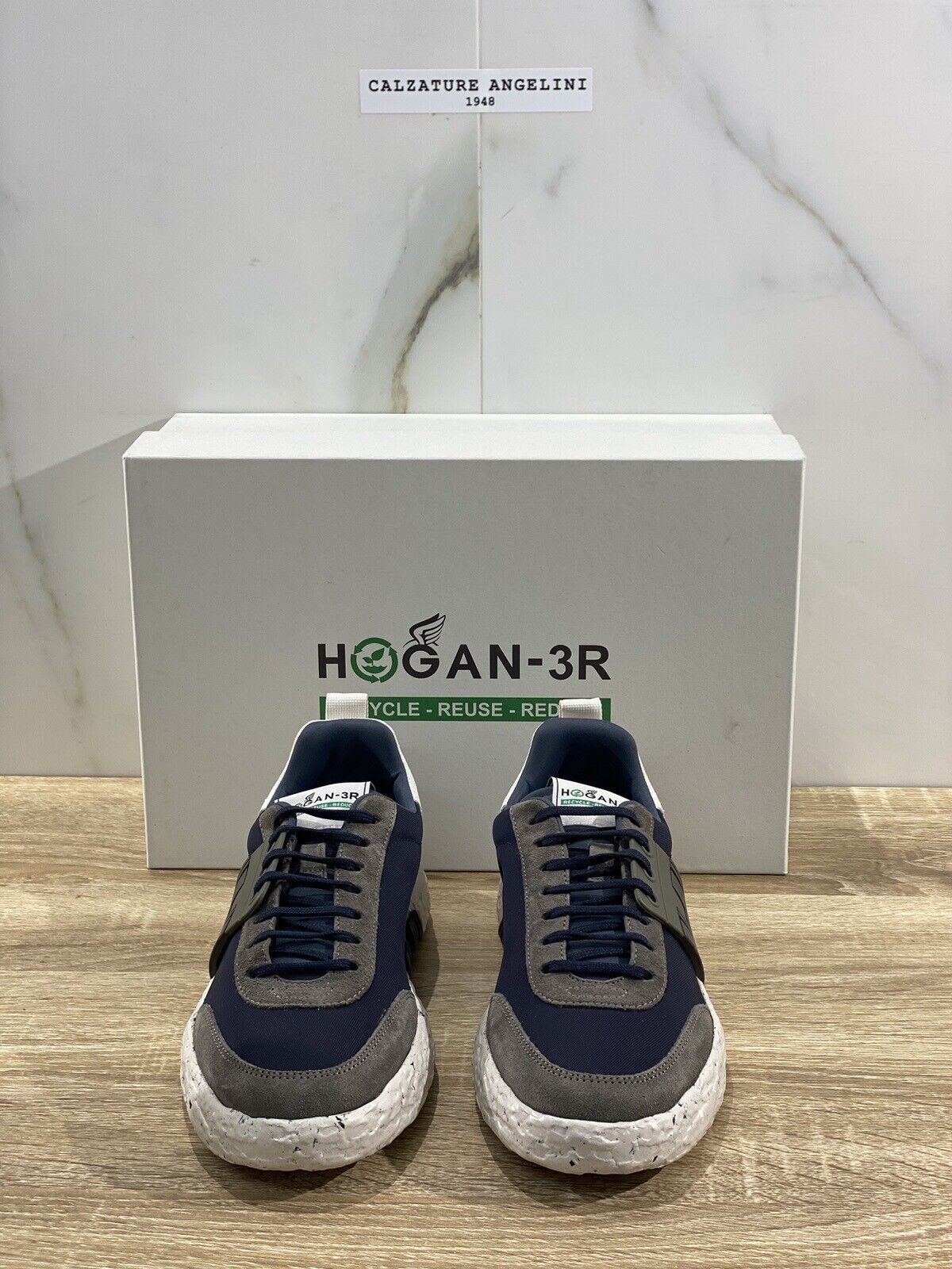 Hogan -3 R Sneaker Donna Blu Casual Vegan Shoes Hogan Woman 37