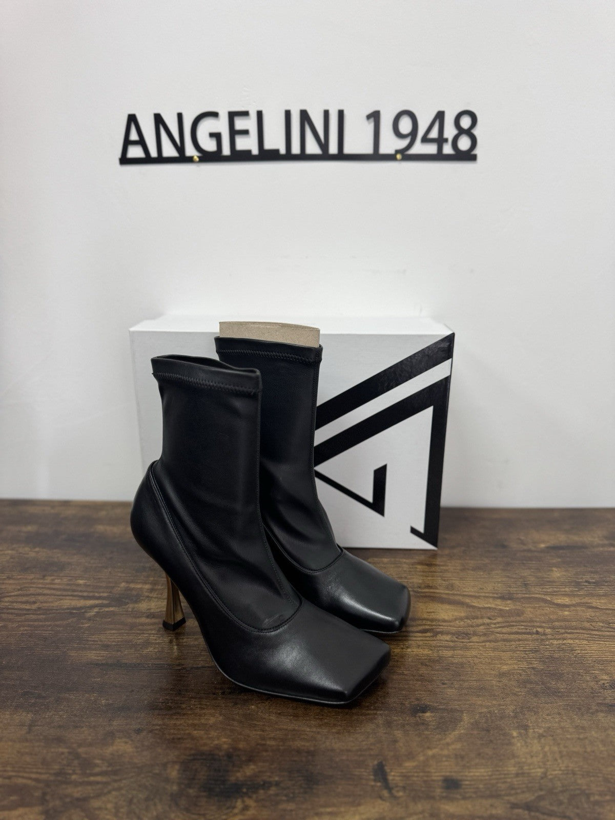 Giampaolo Viozzi Stivaletto Pelle Nero Casual Boot Donna 38