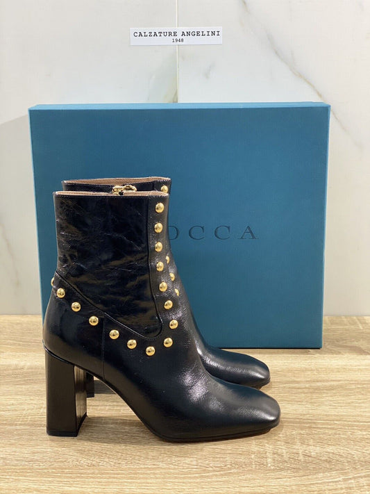 A.BOCCA Stivaletto donna Pelle Nero luxury woman boot A.BOCCA 37.5