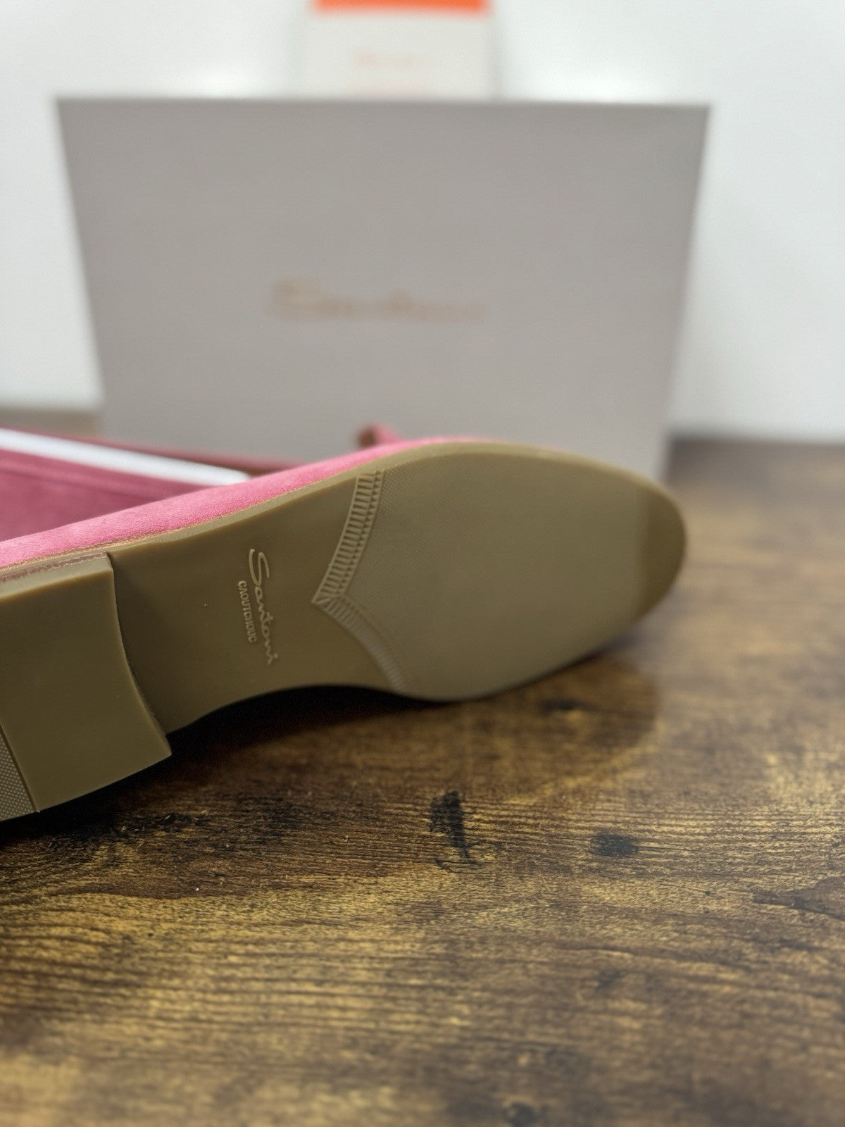 Santoni Mocassino Pelle Suede Rosa  Casual Luxury Santoni Scarpa Donna 39