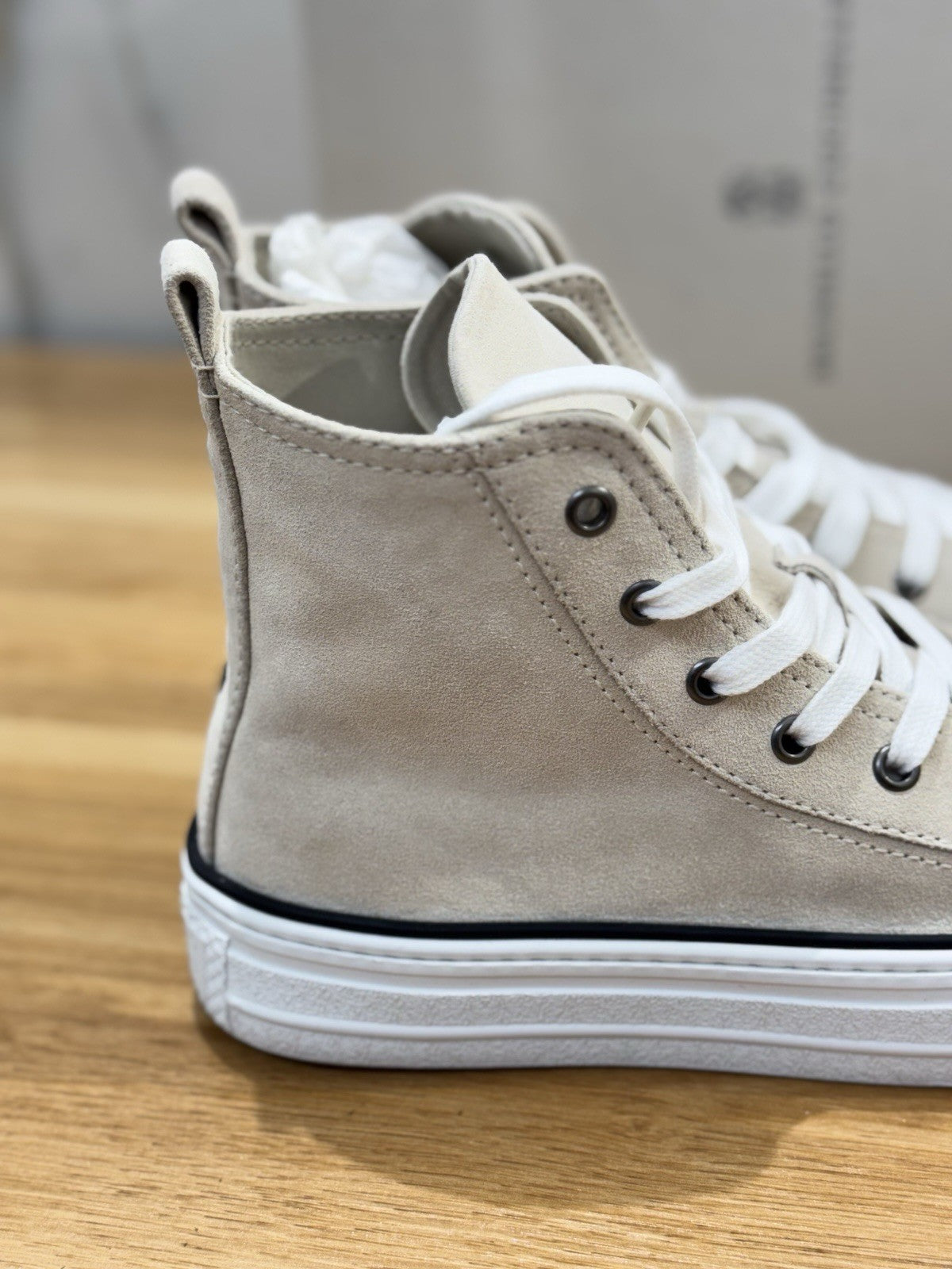 Brunello Cucinelli Sneaker  Suede Grey  Beige Luxury Cucinelli Scarpa Donna 38.5