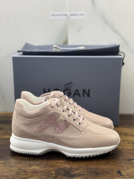 Hogan Interactive Pelle Rosa H Strass   Casual Hogan Donna 35.5