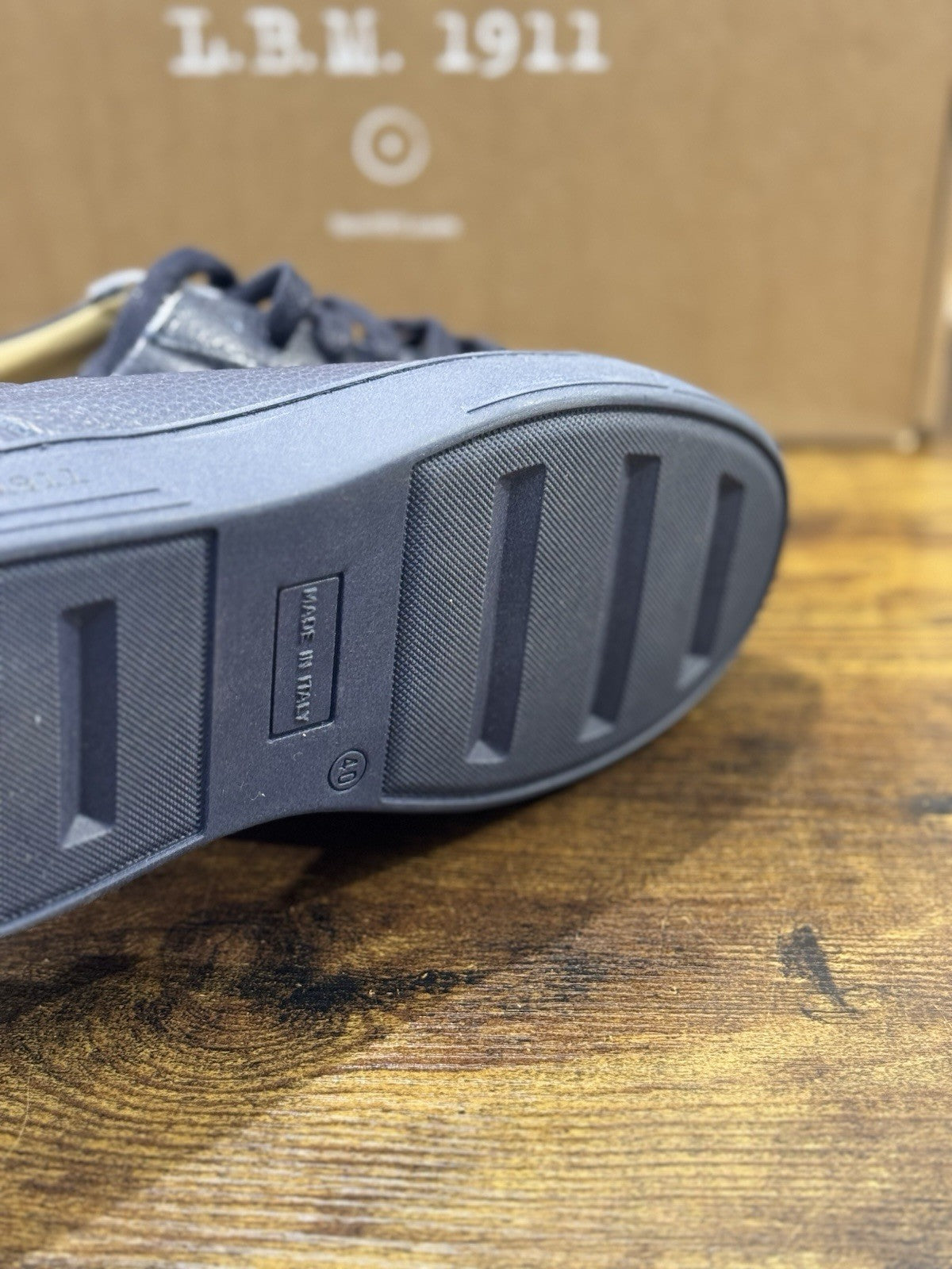 L.B.M 1911 Sneaker Pelle Blu Casual Scarpa Uomo 40