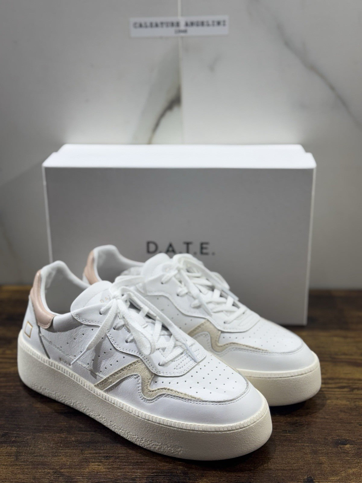 D.A.T.E Step Sneaker Bianca Causal Scarpa Donna 41