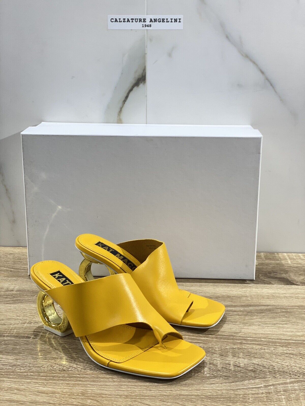 Kat Maconie Sandalo Donna Sigrid In Pelle Giallo  Kat Maconie Scarpa Donna 37