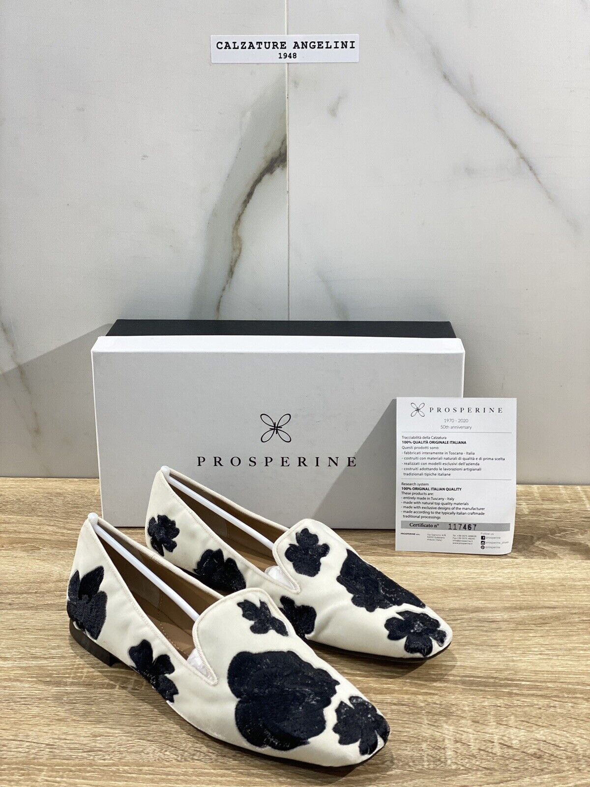 Prosperine Mocassino donna in Velluto Bianco luxury made in italy 37