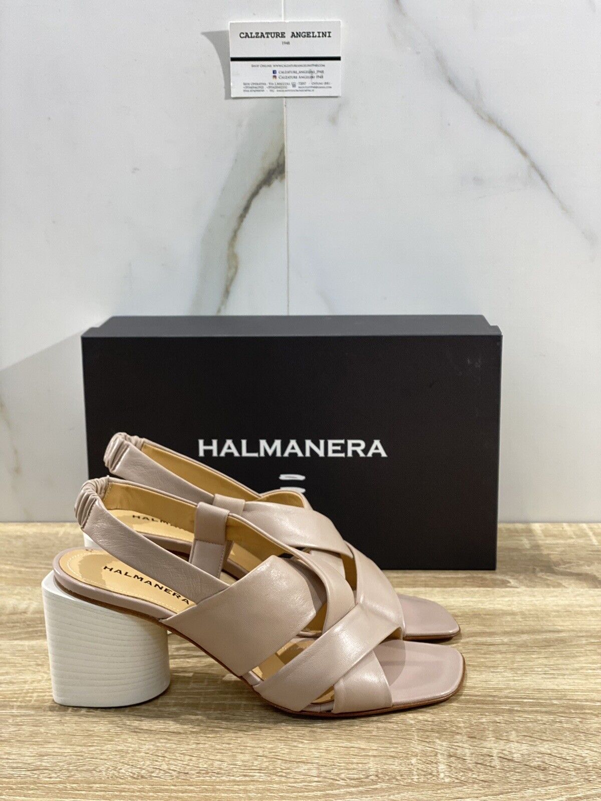 Halmanera Sandalo   donna Doris pelle Naturale   luxury shoes 39