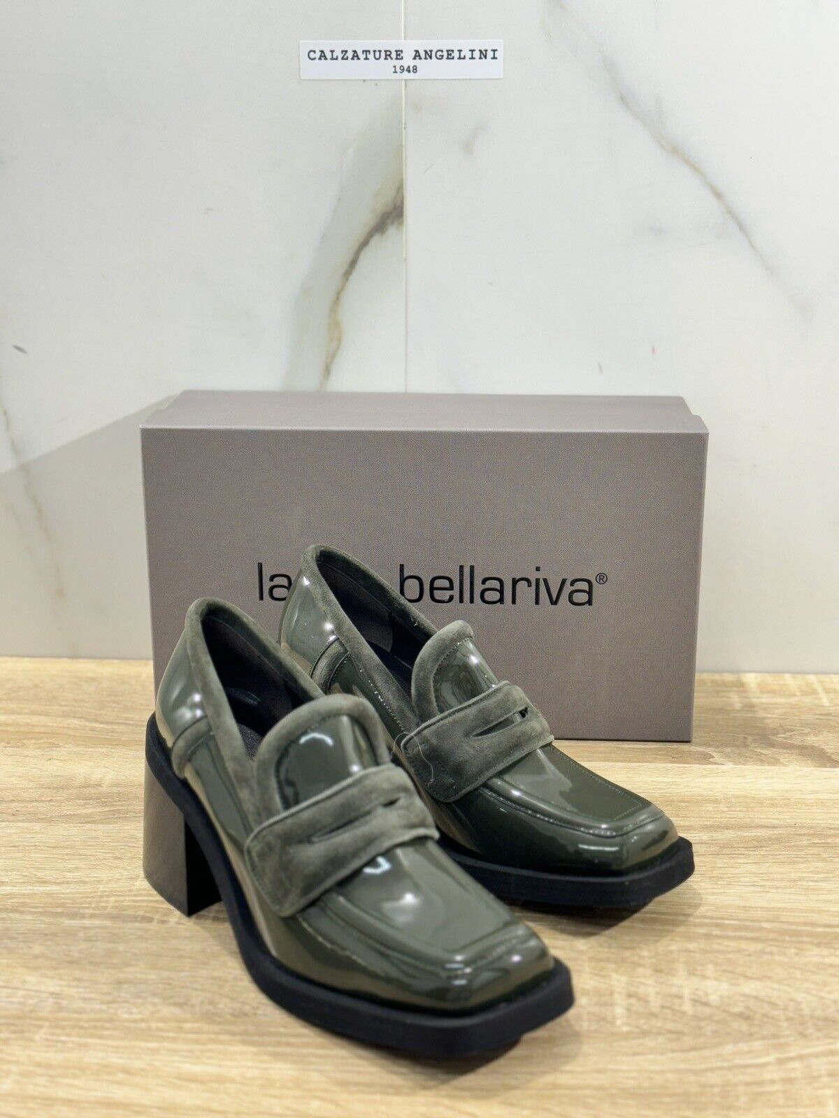 Laura Bellariva Mocassino Donna In Pelle Verdone Loafer Donna Laura Bellariva 38