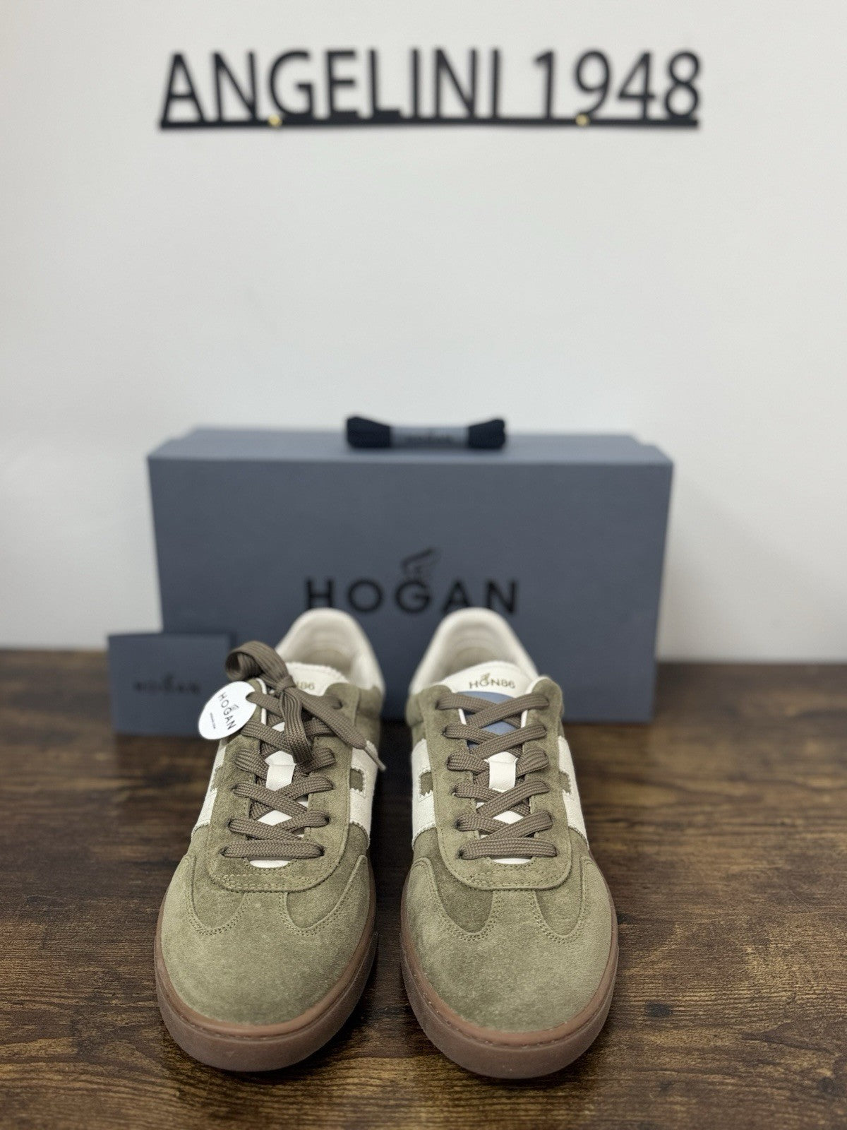 Hogan Cool Sneaker Suede Green   Casual Hogan Scarpa Uomo 43.5