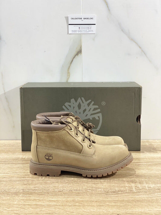 Timberland Nellie Chukka Boot In Nubuck Light Brown Icon Boot 37