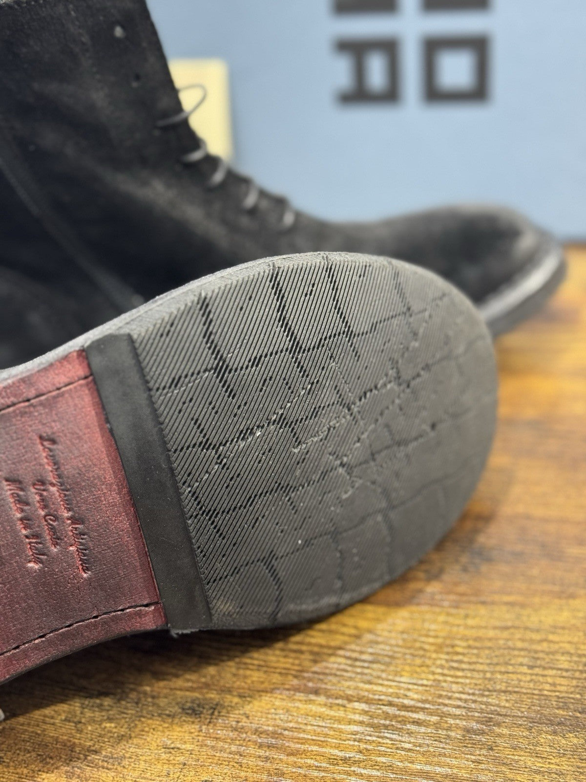 Moma Polacco Uomo Suede Nero Casual Boot Men Moma 41