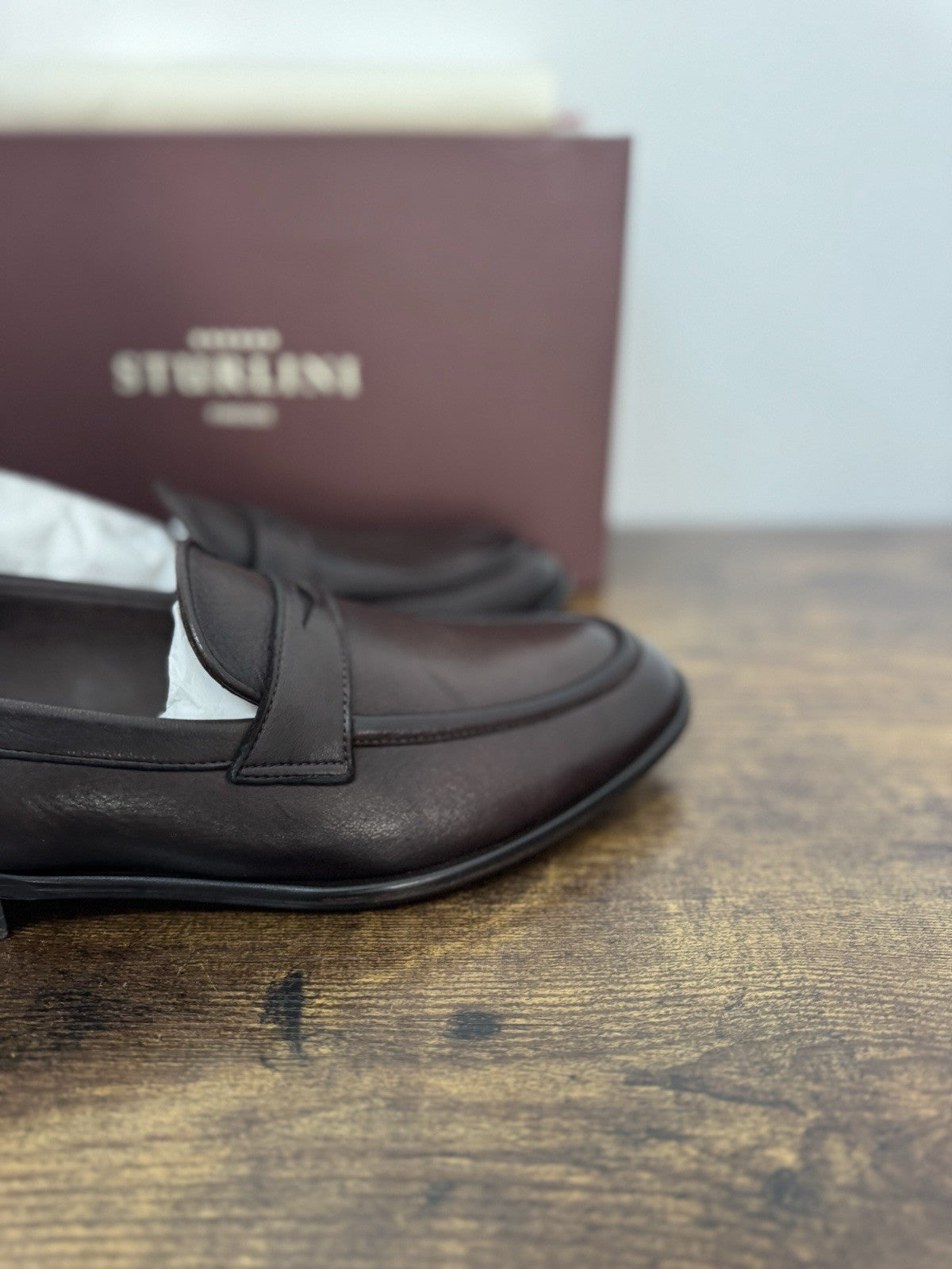 Sturlini  Mocassino Pelle Cervo Ultra Flex     Luxury Scarpa Uomo 43