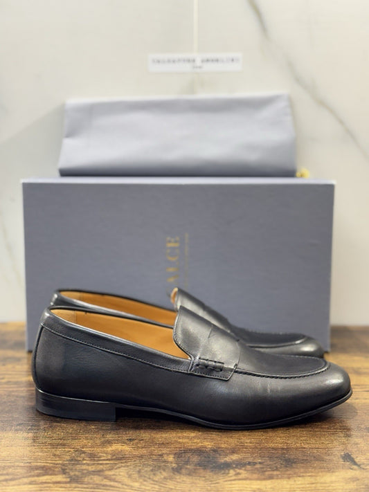 Calce Scarpa Uomo Mocassino Pelle Nera One Flex   Top Quality Uomo 44