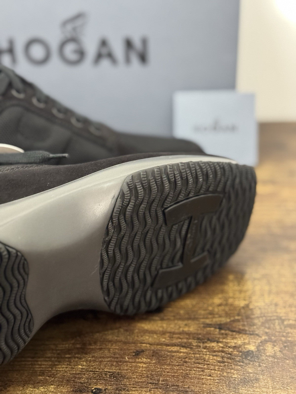 Hogan Interactive Icon Pelle Nero Casual Sneaker Hogan Uomo 43