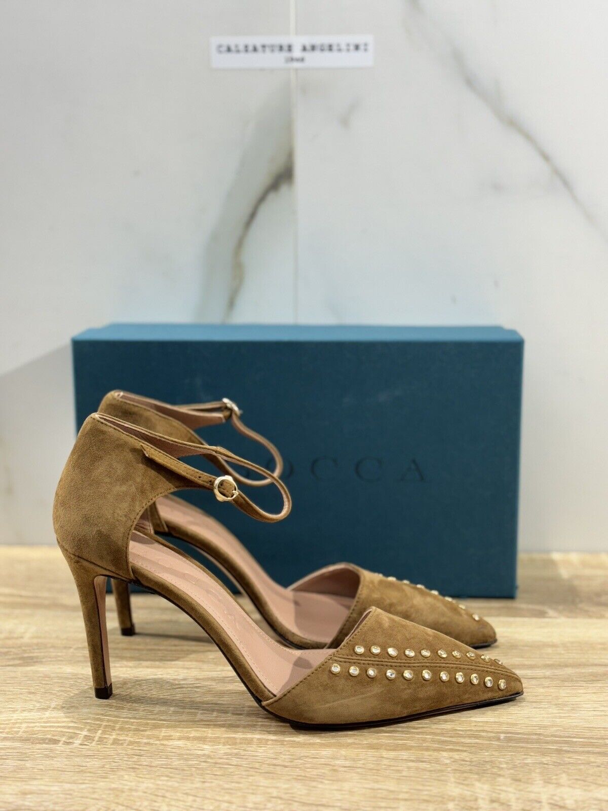 A.Bocca Décolleté  Donna Suede Noce      Luxury Woman Sandal A.Bocca 41