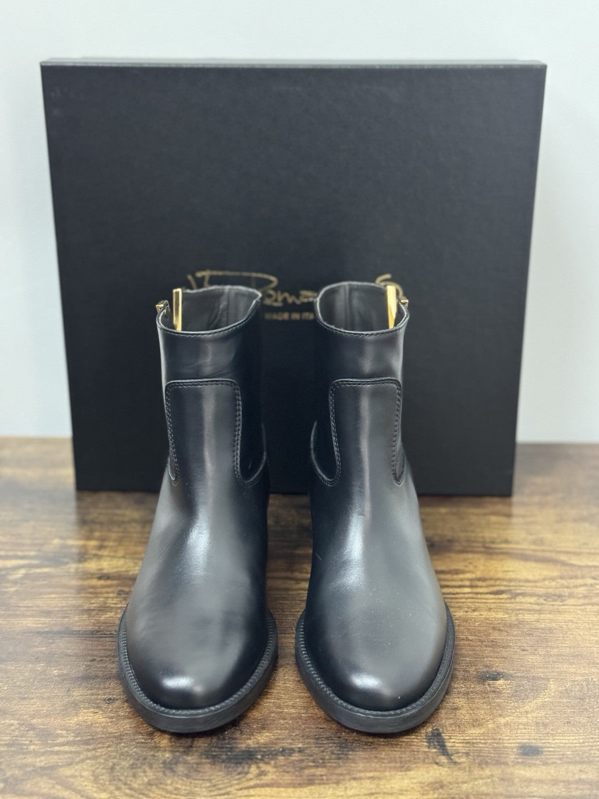 Via Roma 15 Stivaletto Pelle Nera Casual Donna 41