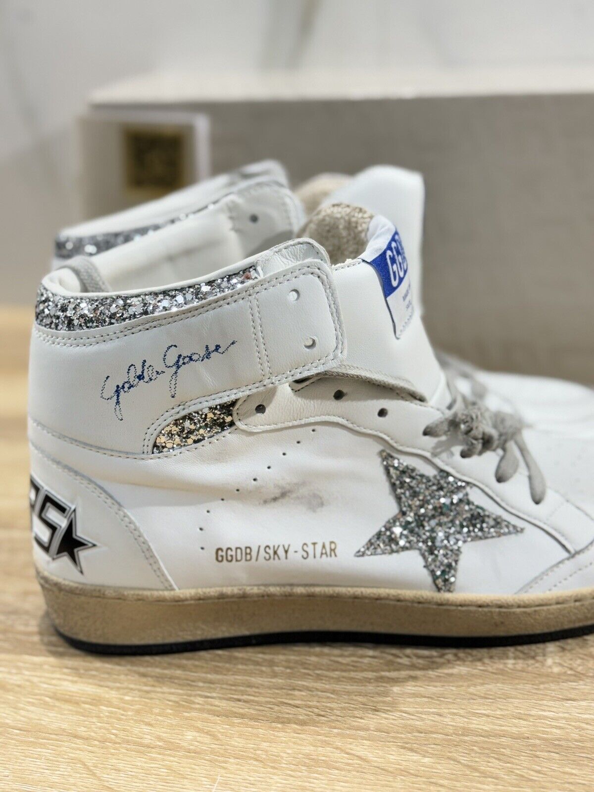 Golden Goose Sneaker Donna Sky Star   Pelle Luxury Woman Golden Goose 35