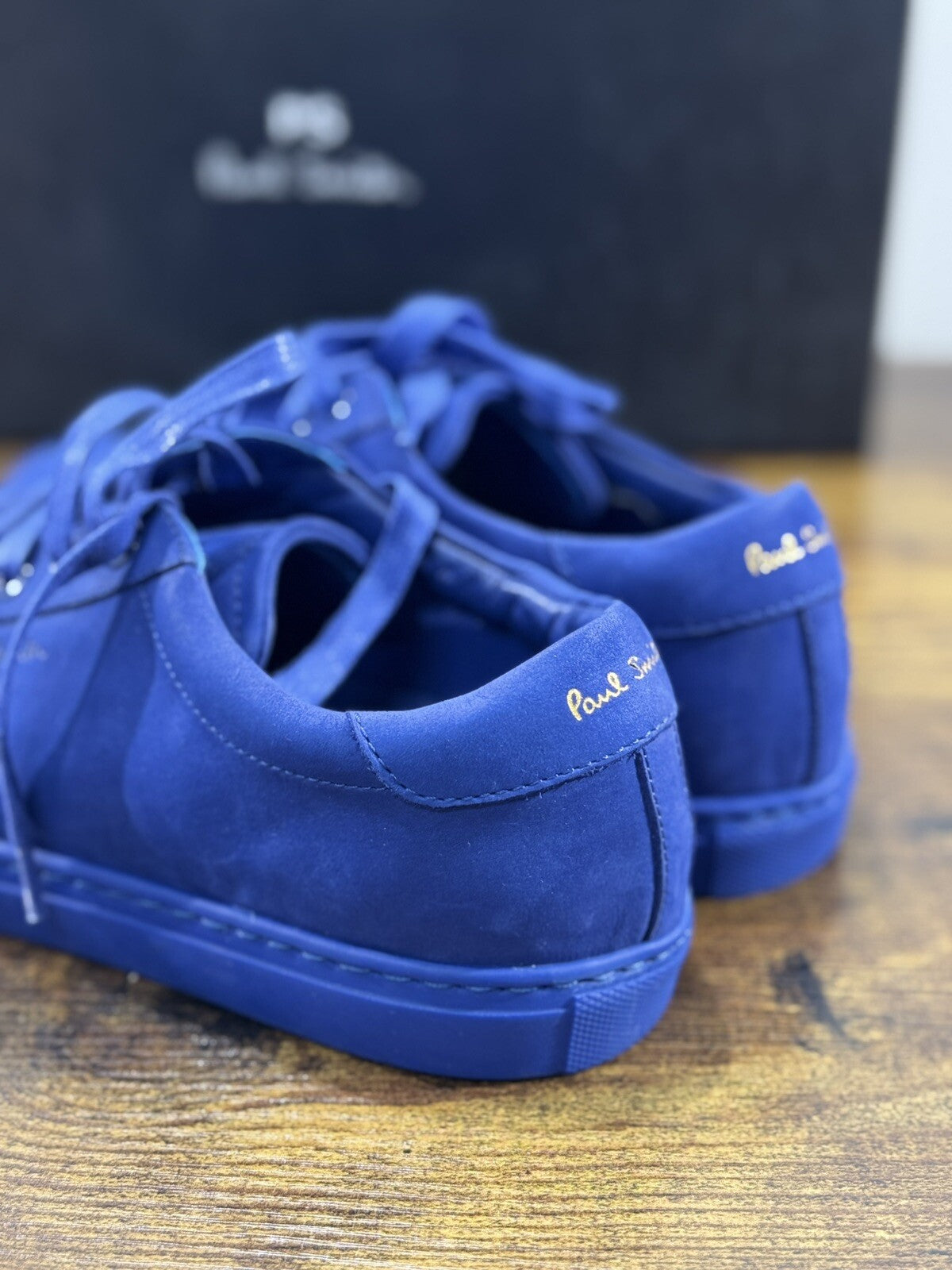 Paul Smith Sneaker Donna  Pelle  Blu   Casual Luxury Woman Shoes 36