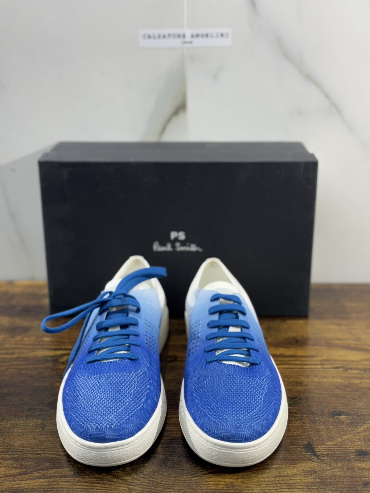 Paul Smith Sneaker Uomo Doyle  Cobalto  Casual Luxury Men Shoe 41