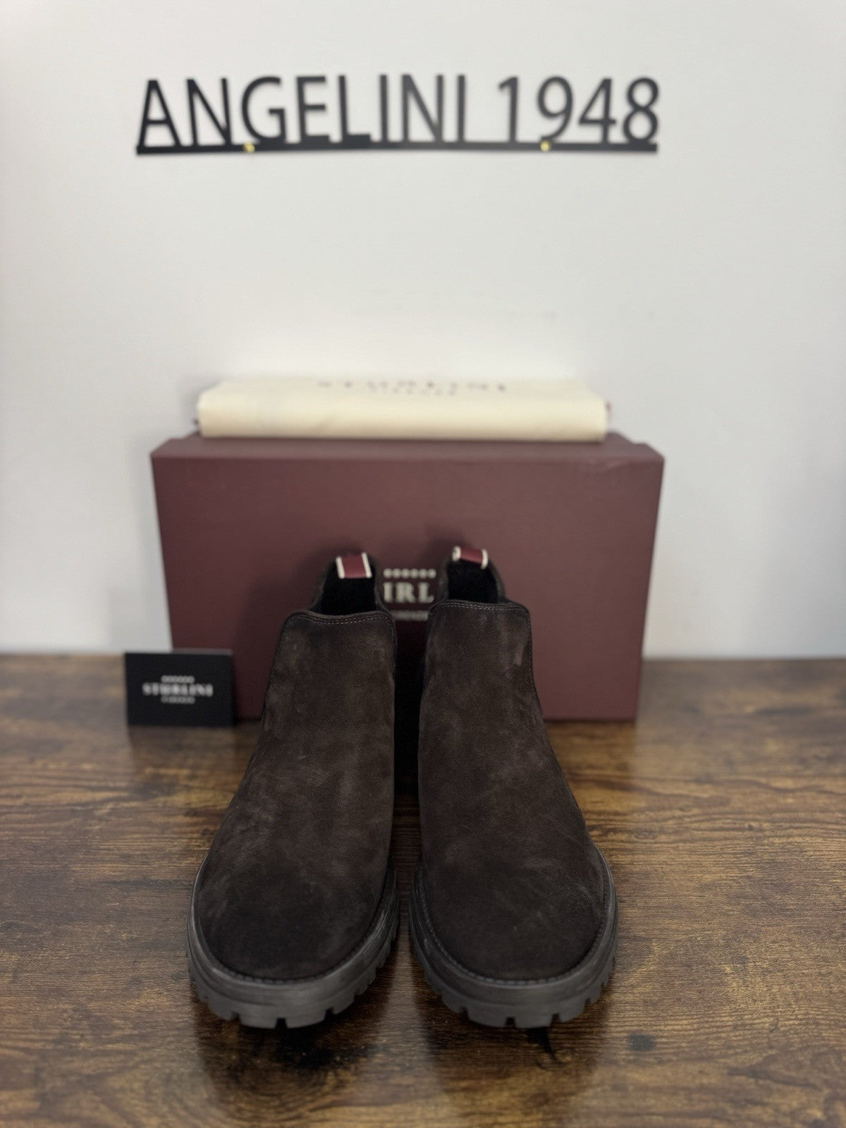 Sturlini Chelsea Boot Suede Marrone Casual Ultra Flex Uomo 43