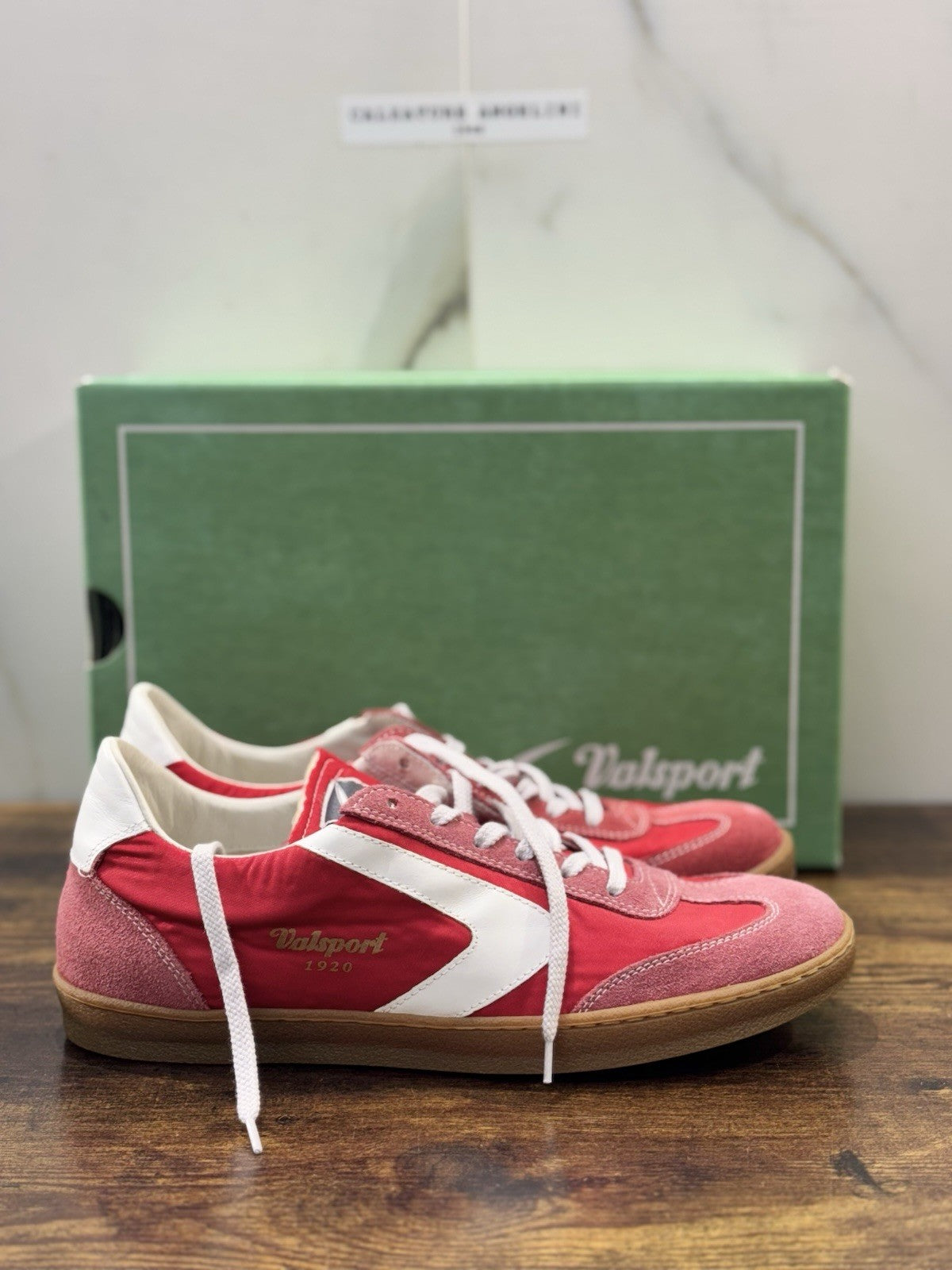 Valsport Montreal     Sneaker Pelle Rosso Casual  Uomo 40
