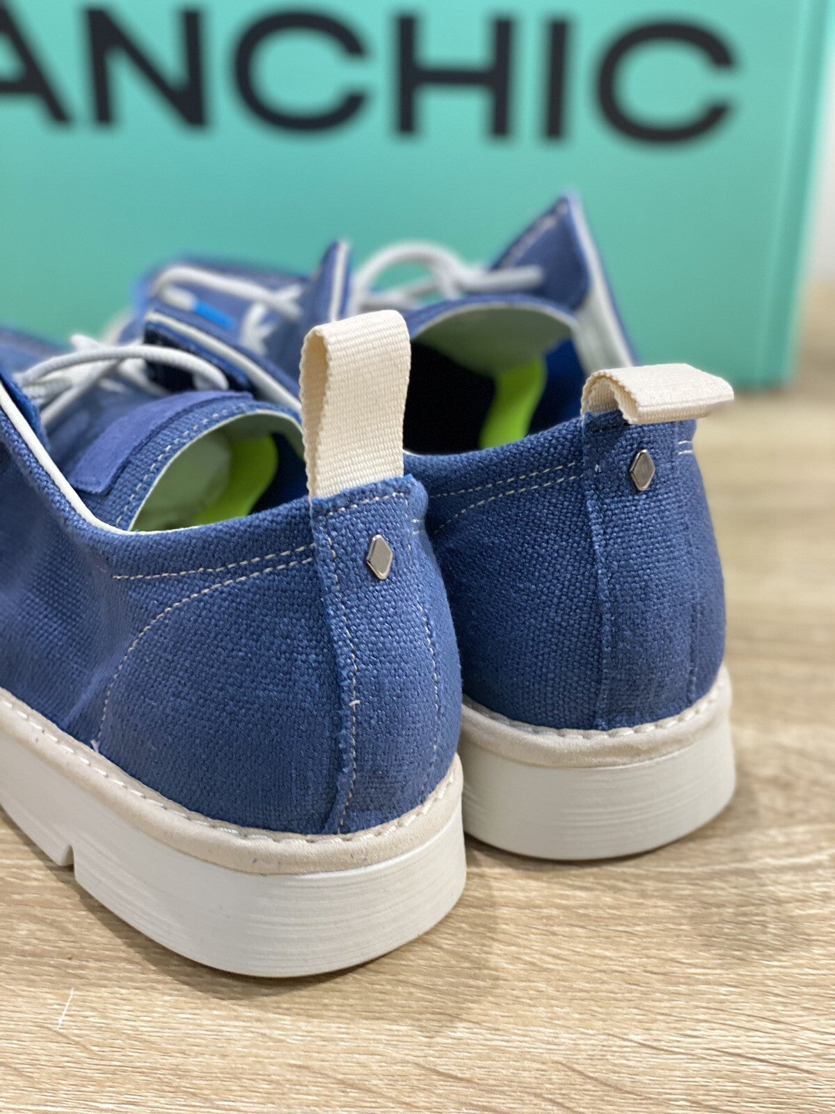 Panchic Scarpa Uomo Allacciata blu cobalto Extra Light 45