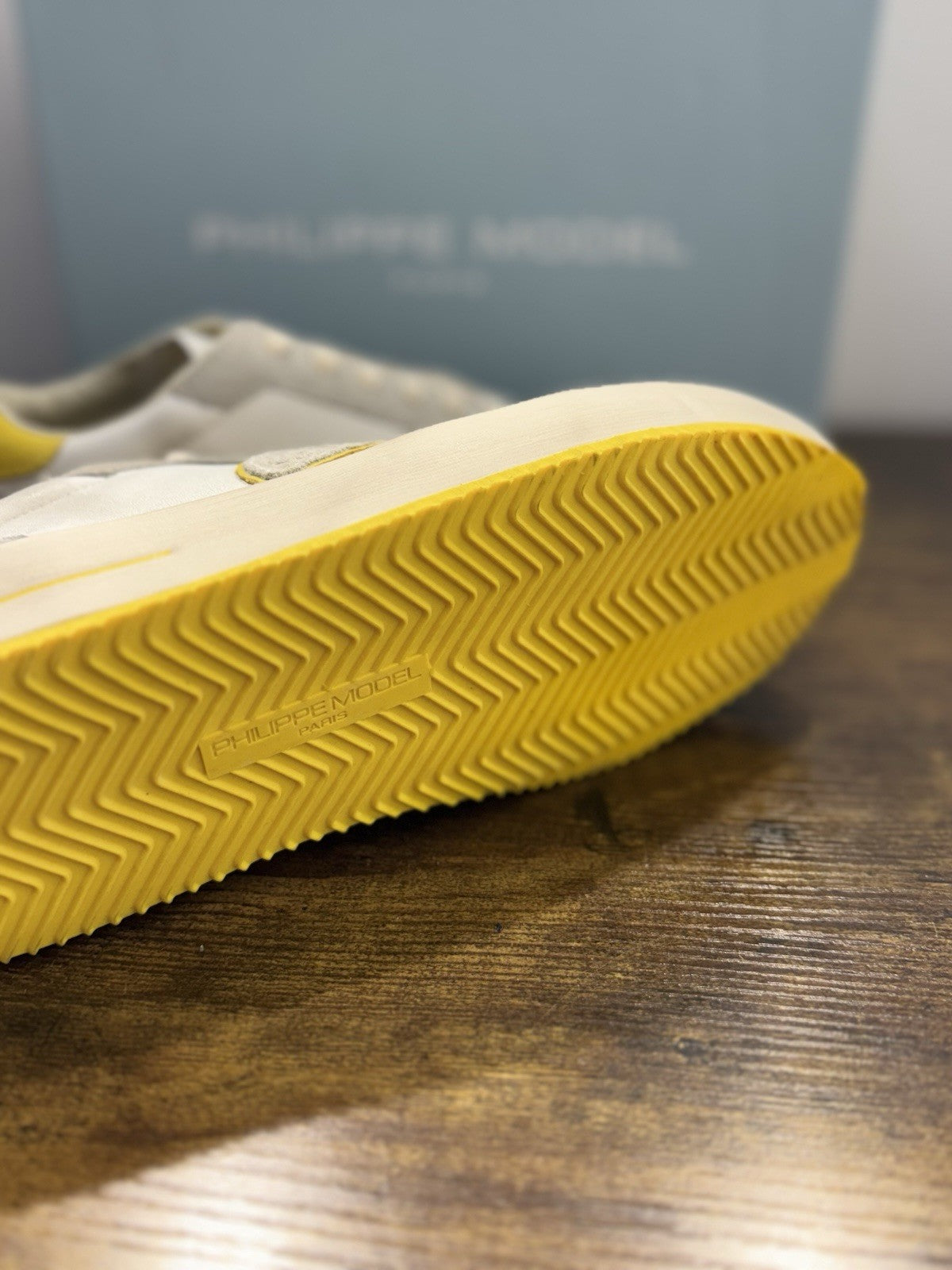 Philippe Model Nice Low Sneaker Pelle Bianca Casual Uomo 41
