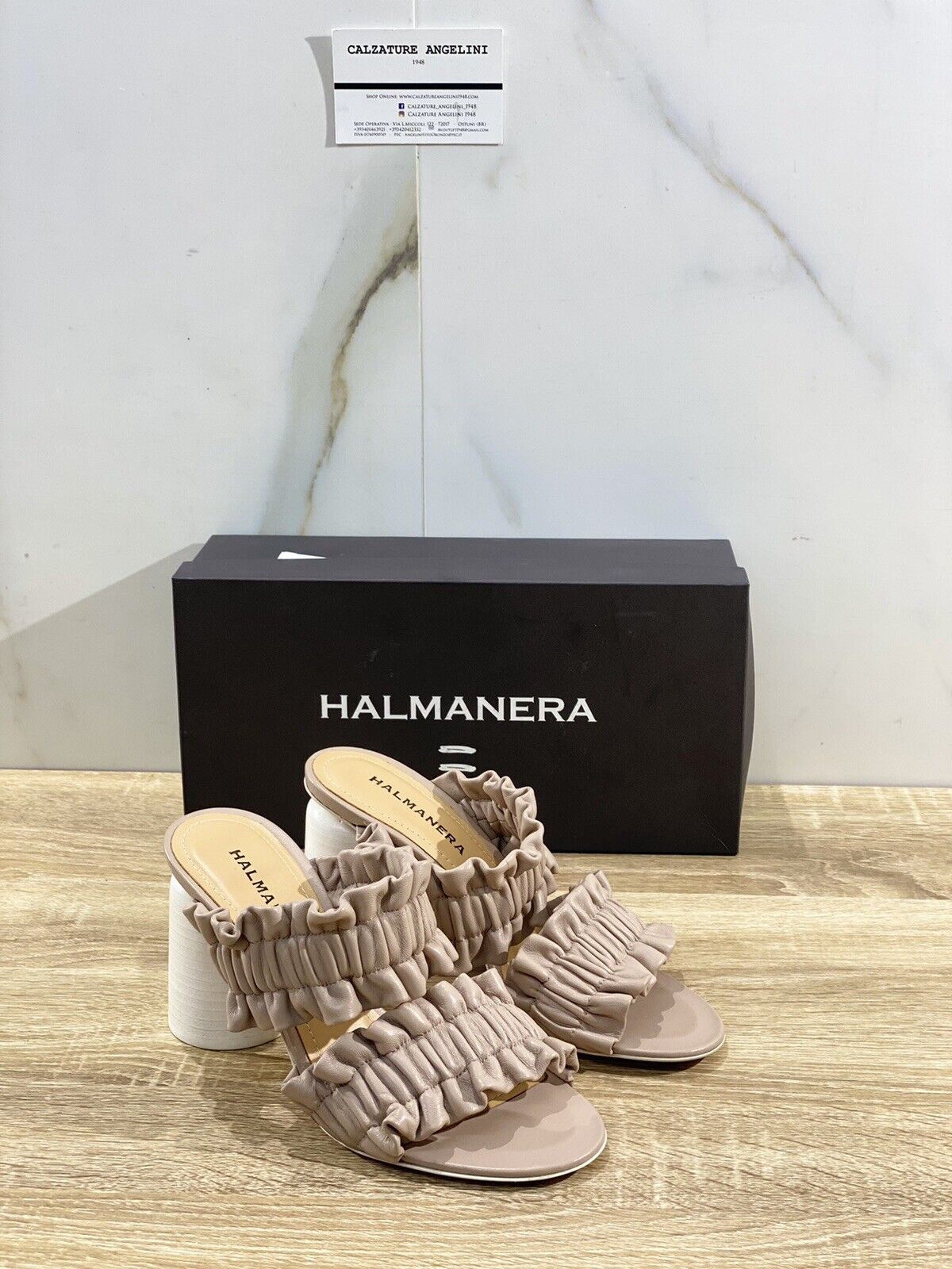 Halmanera Sandalo donna in pelle Naturale Brigitte 35  luxury sandal 36