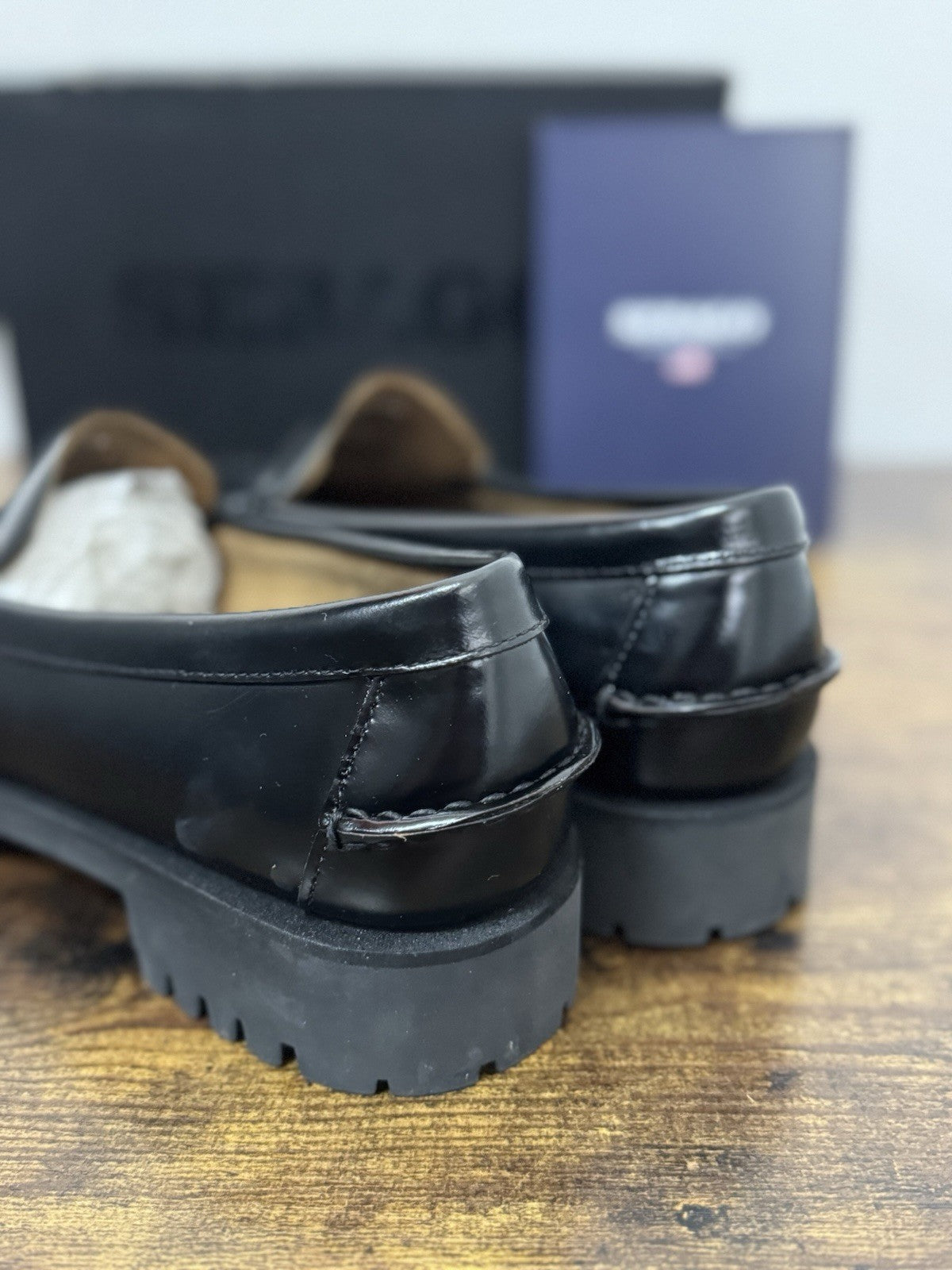 Sebago Dan Lug  Pelle Nero Mocassino Sebago Donna 40.5