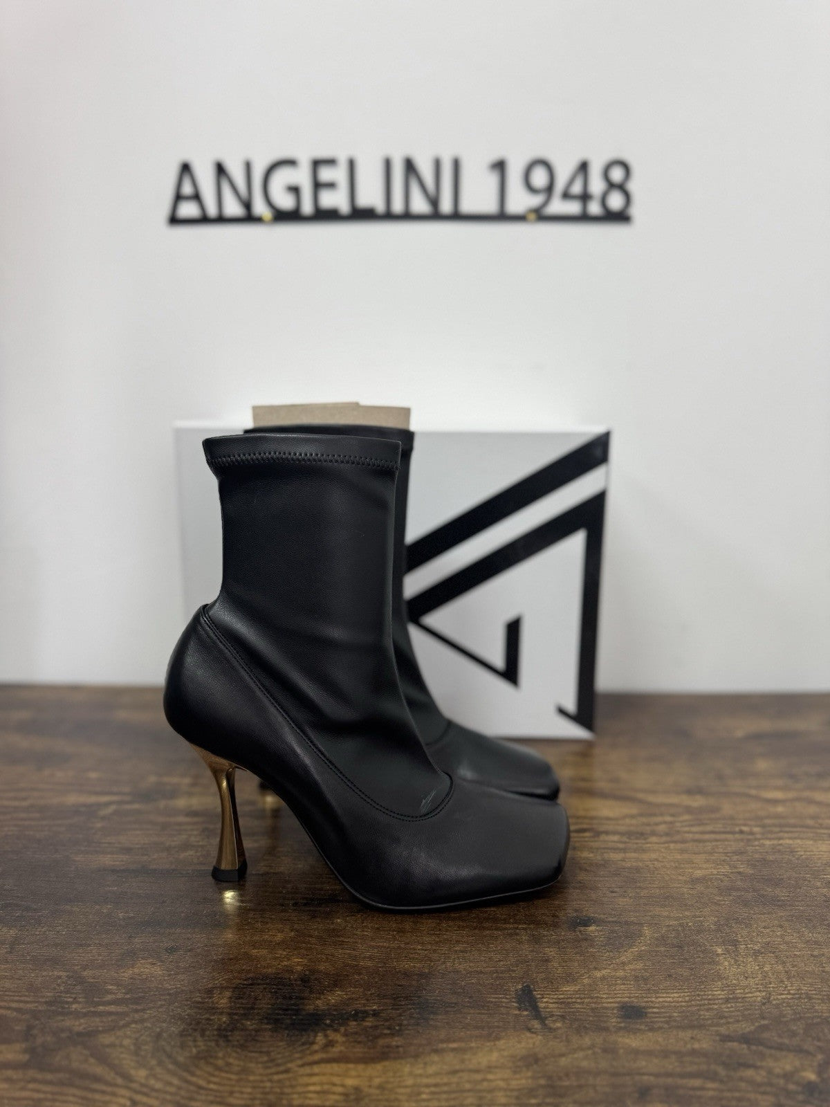 Giampaolo Viozzi Stivaletto Pelle Nero Casual Boot Donna 36