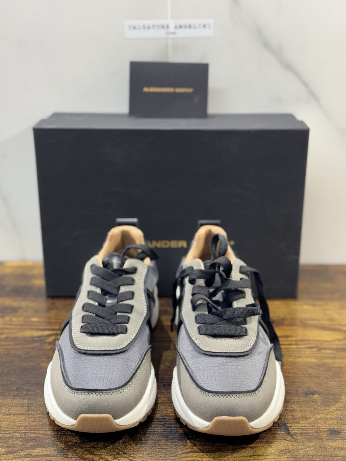 Alexander Smith Sneaker Eco Dover  Pelle Black Uomo 42