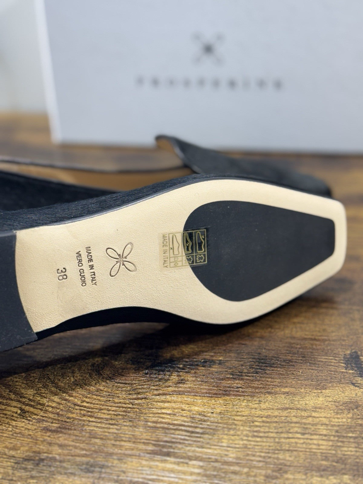 Prosperine mocassino donna in Cavallino       luxury made in italy Nero 38