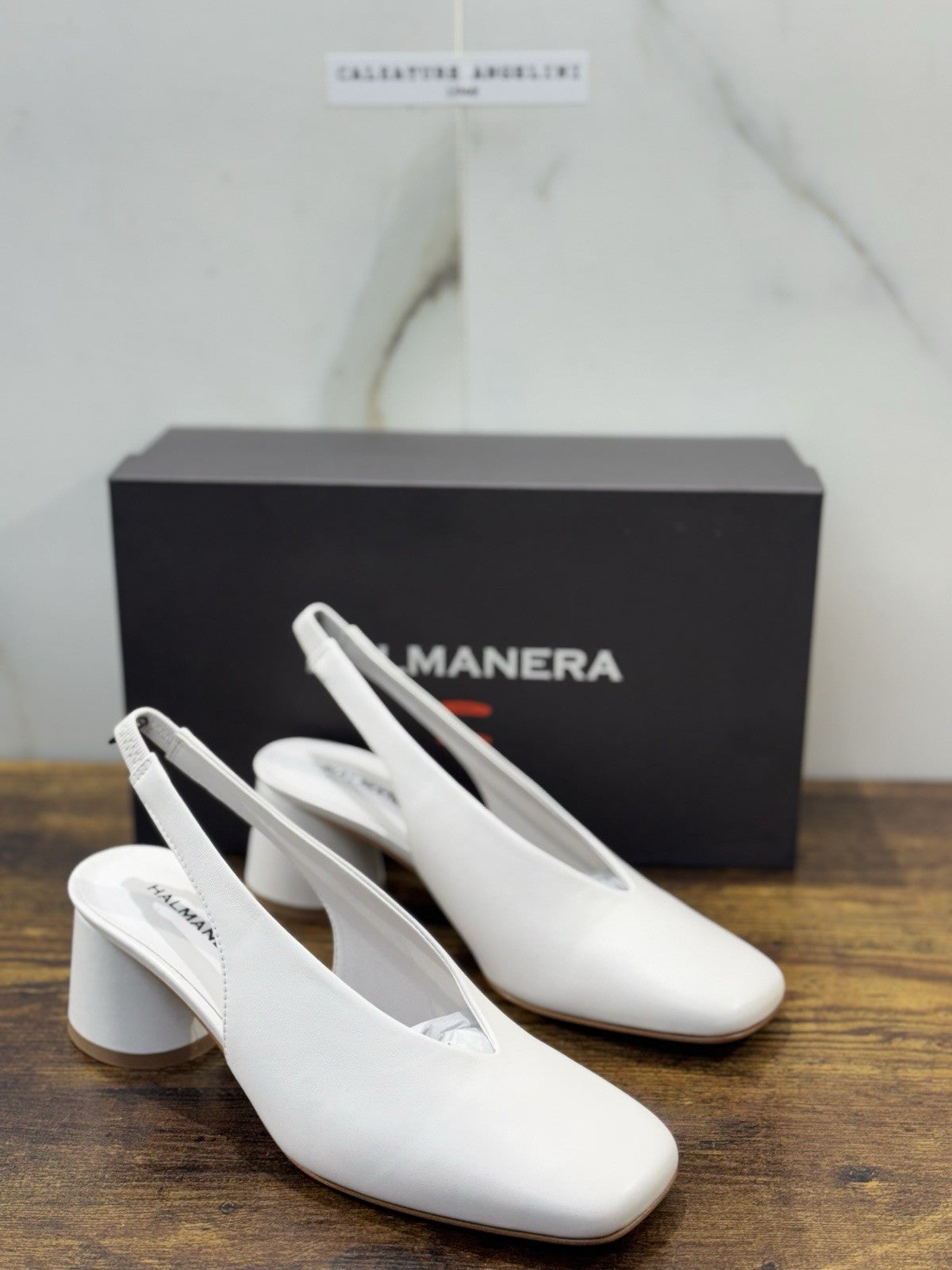 Halmanera Sling Back Pelle Tofu  Con Tacco Causal Halmanera Donna 41