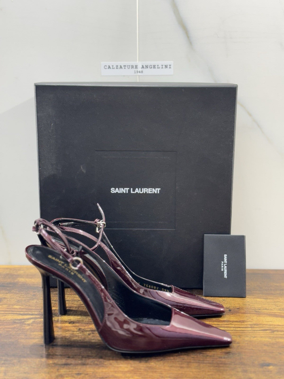 Saint Laurent Calista 105 Pump  Bordo’ Donna  Luxury Saint Laurent Donna 39.5