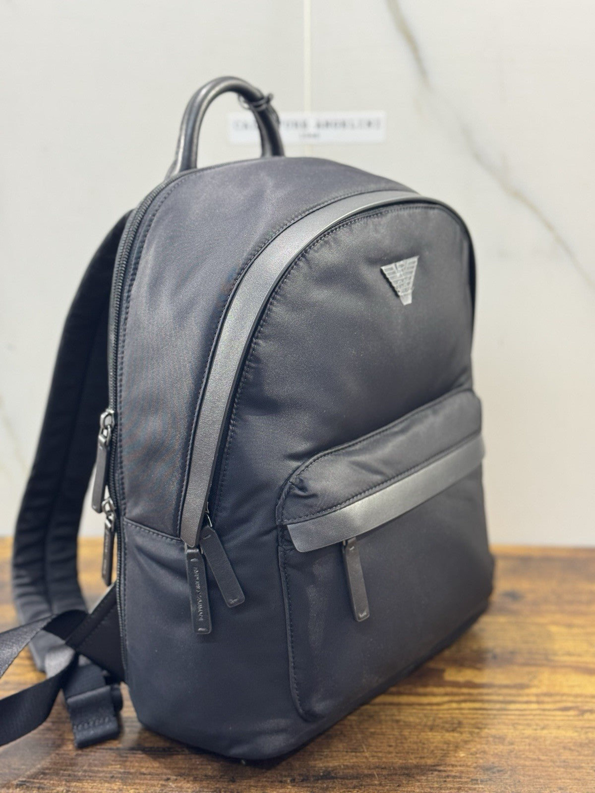 Emporio Armani Zaino In Nylon Riciclato   Casual Armani Borsa Donna