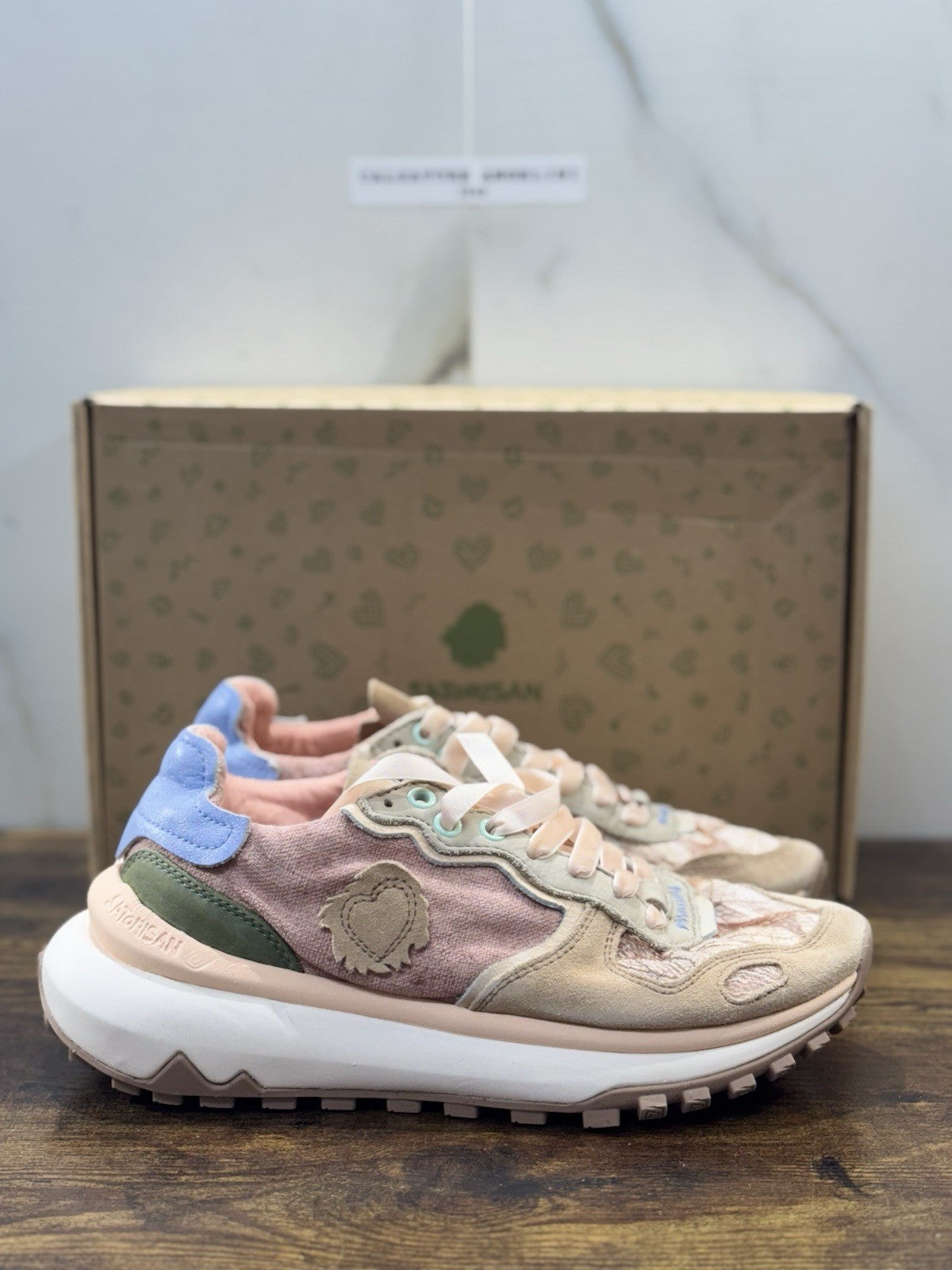 Sartorisan Sneaker Multi Pink Casual Scarpe Donna 41
