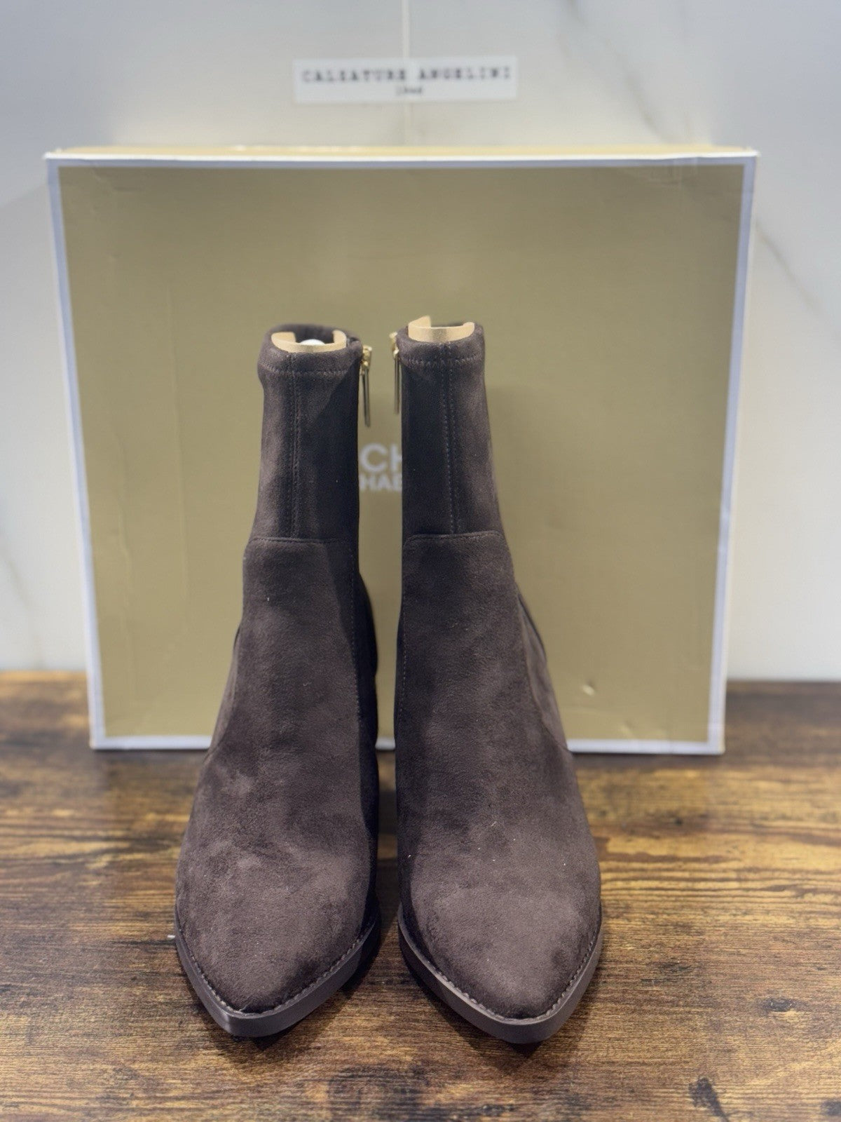 Michael Kors Texano Dover Donna Pelle Suede Marrone  Casual Texano Donna 37.5