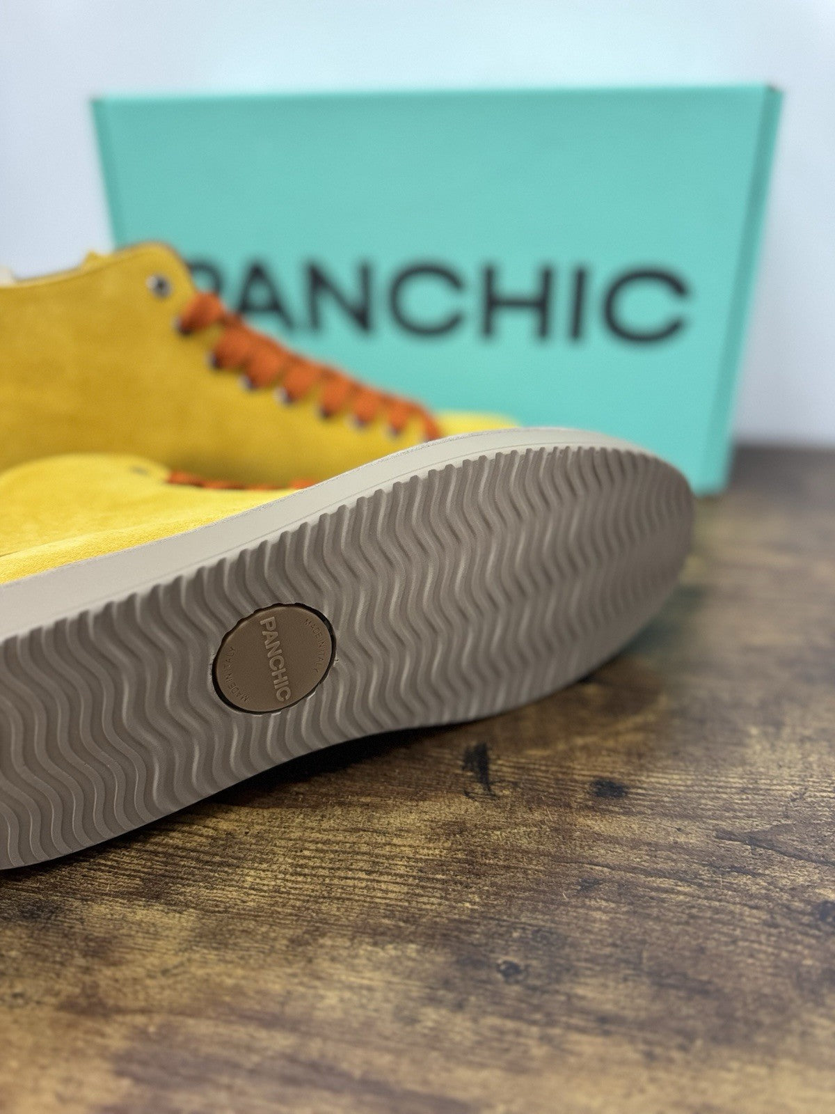 Panchic Ankle Boot Suede Citron  Casual Boot Uomo 44