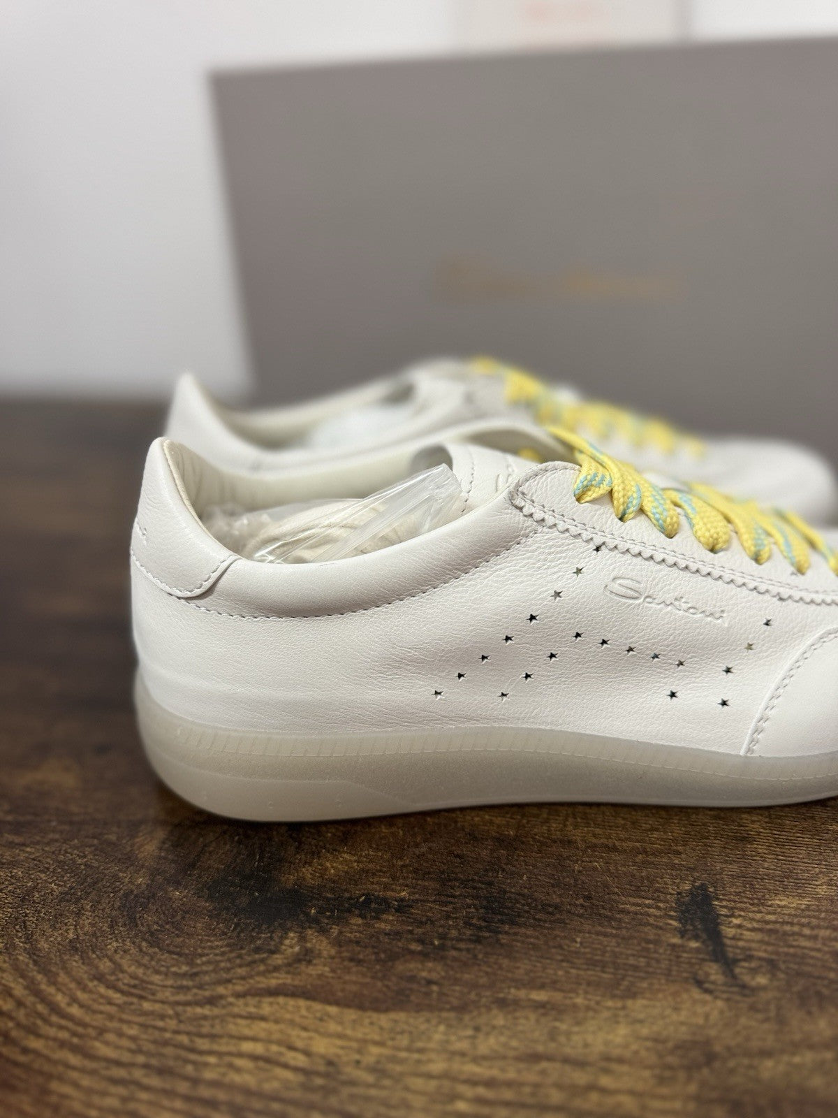 Santoni Sneaker Icon Pelle Bianca    Casual Scarpa Santoni 38.5