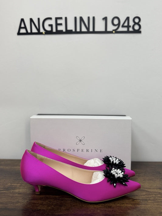 Prosperine Ballerina Décolleté   Raso Fuxia Flat  Scarpa Donna 39.5