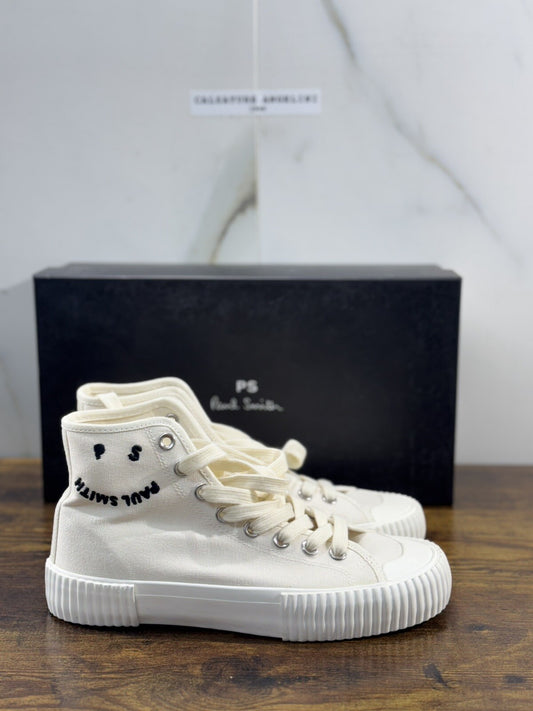 Paul Smith Sneaker Uomo Kibby  Bianca  Casual Luxury Men Shoe 39