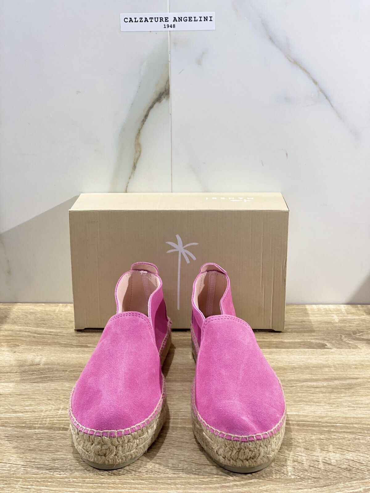 Manebi’ Donna Espadrilles Mocassino Suede Fuxia Casual Summer Shoes 41