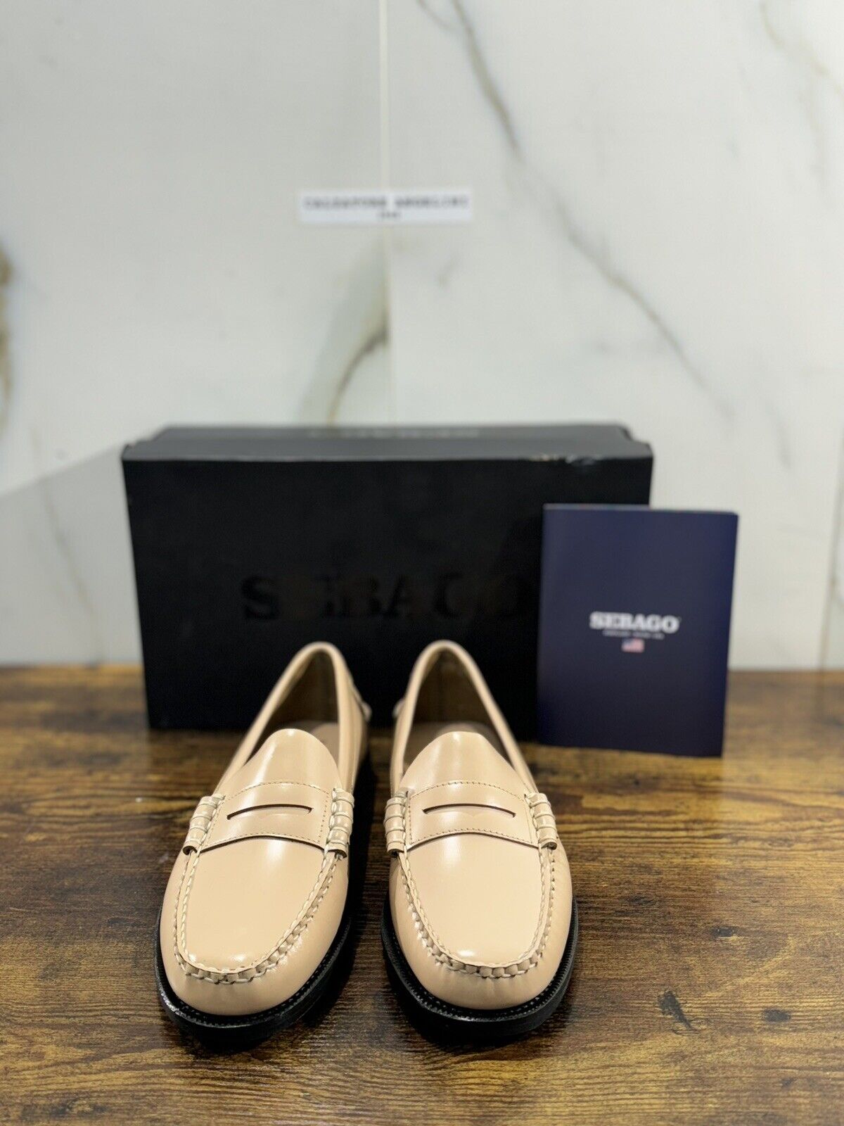 Sebago Mocassino Donna Classic Dan Light Beige  Icon Sebago Woman Loafer 41