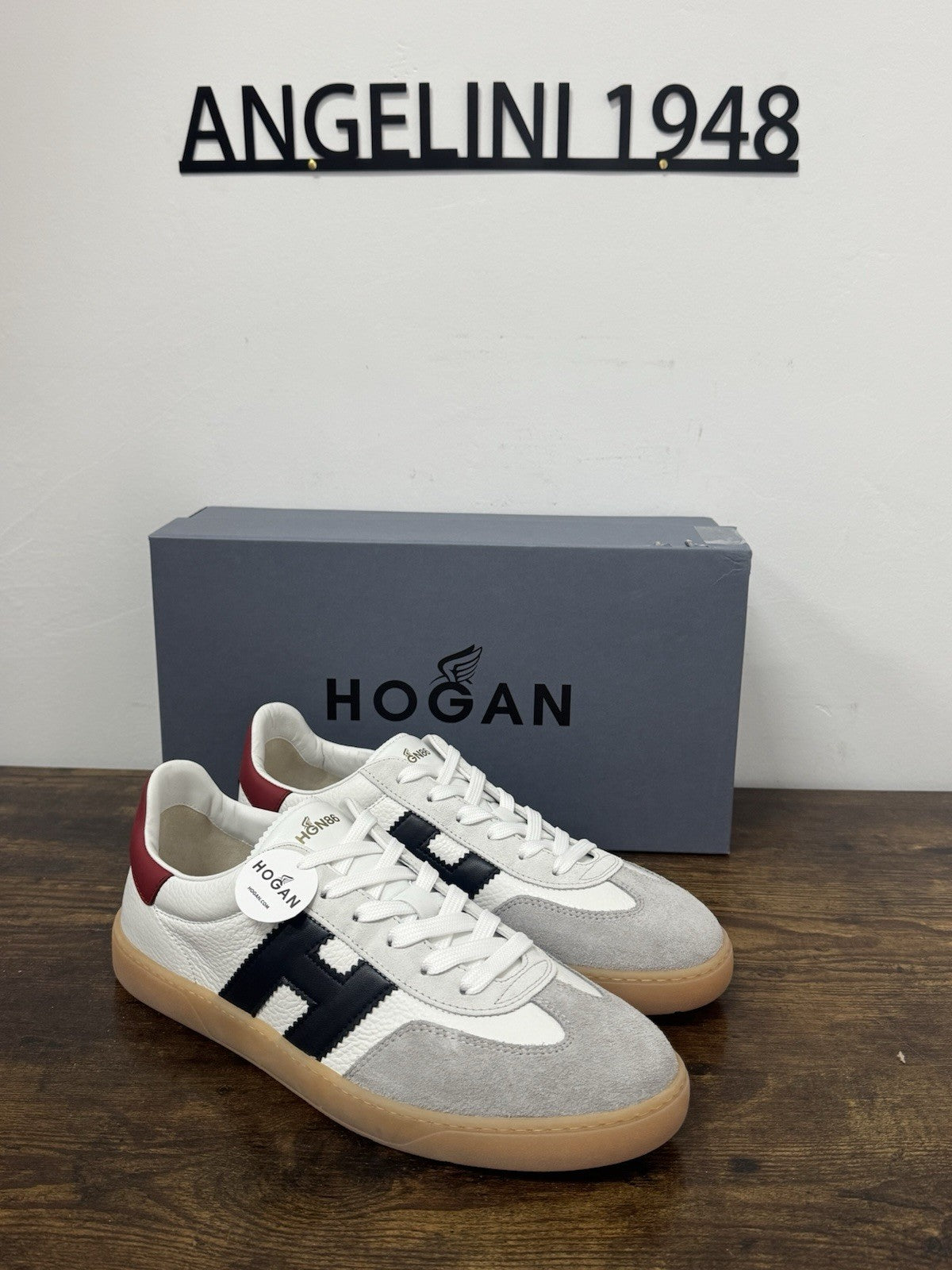 Hogan Cool Sneaker Suede Pelle Bianco    Casual Hogan Scarpa Uomo 41.5