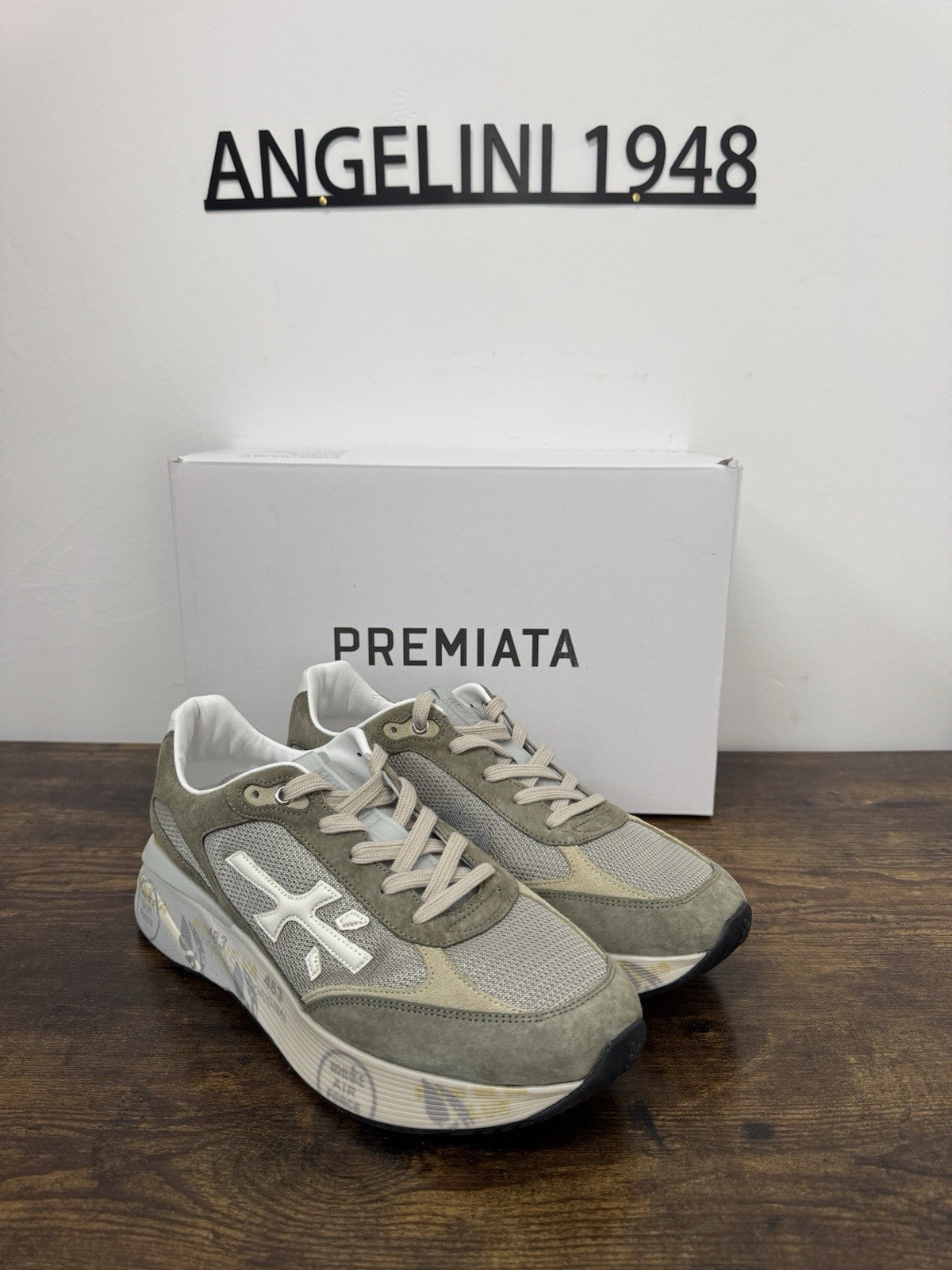 Premiata Moerun Sneaker Suede Verde Casual Premiata Uomo 43