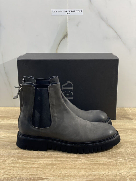 Ernesto Dolani chelsea boot uomo bandolero smoke fondo roccia pelle casual 45